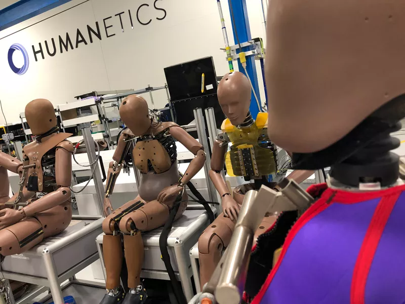 擬人化試験装置(ATD)メーカー、Humanetics